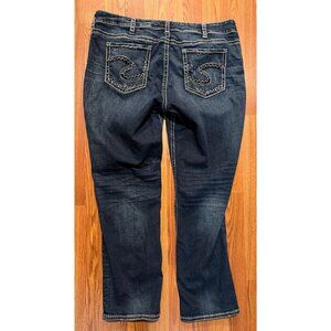 Silver Jeans Co. Suki Mid Rise Straight Leg Jeans Womens 20x32